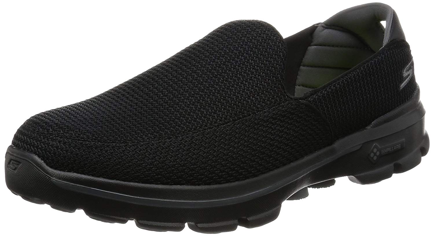 Skechers Performance Men's Go Walk 3 Slip-On Walking Shoe, Black, Size ...