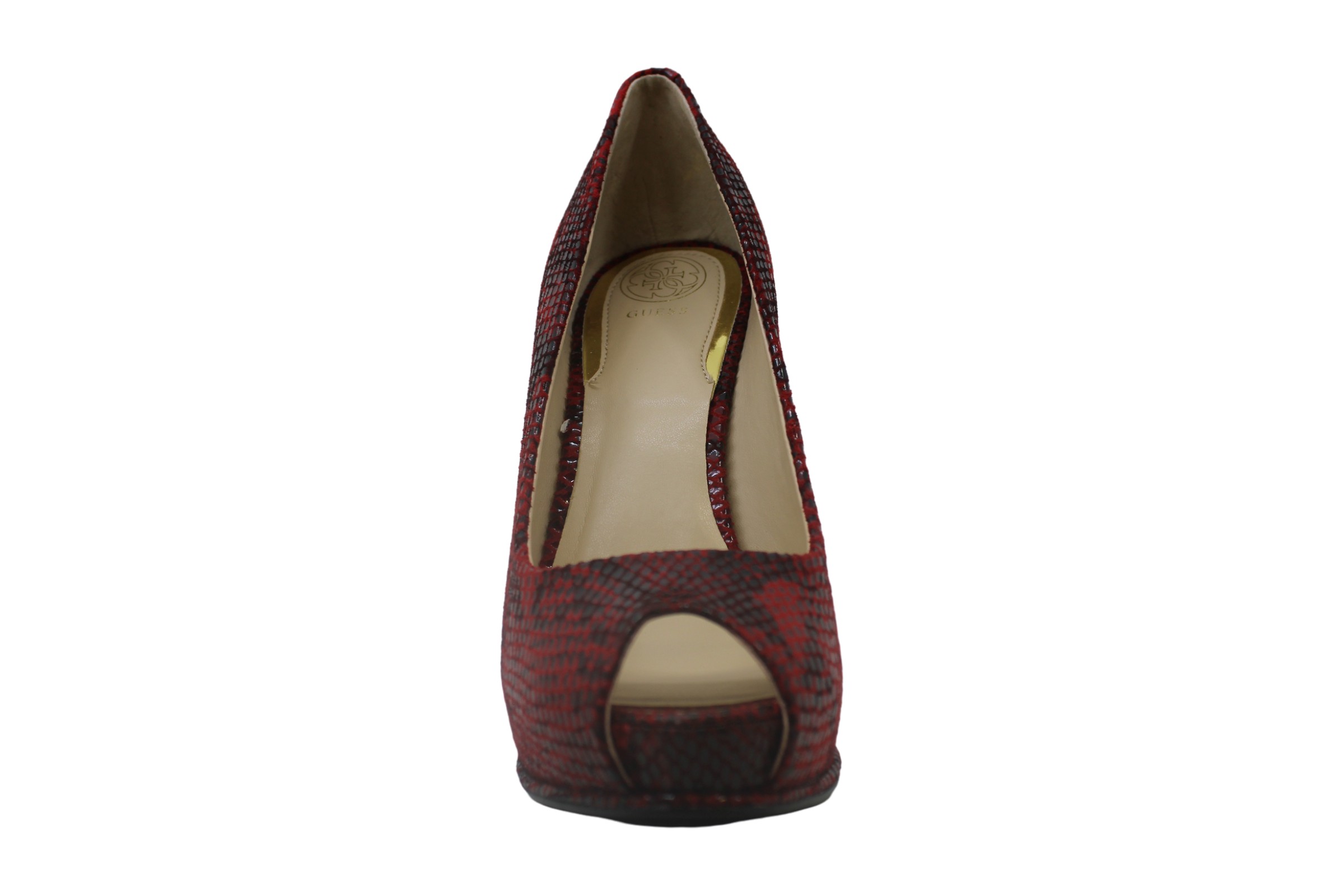 guess honora peep toe