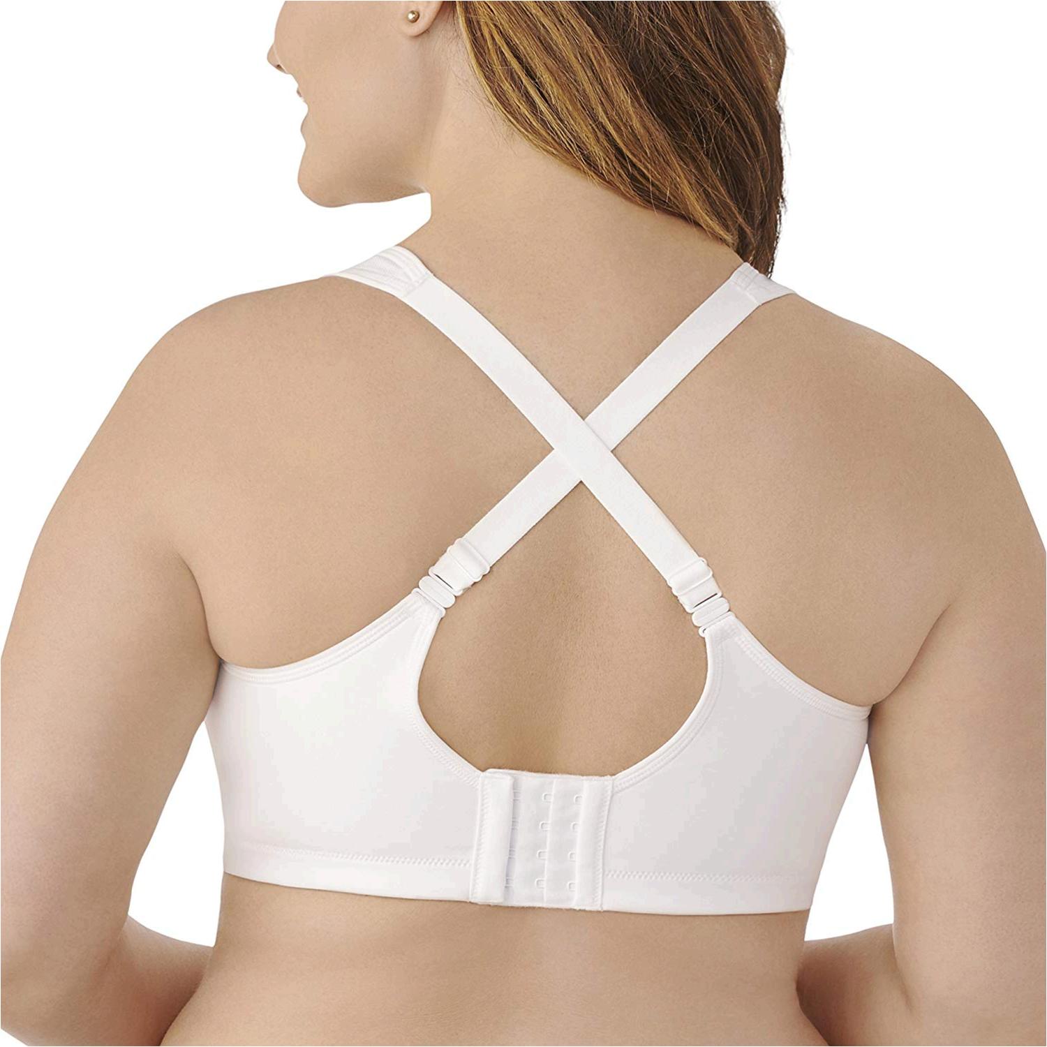 Vanity Fair Women's Sport Full Figure Wirefree Bra, Star White, Size