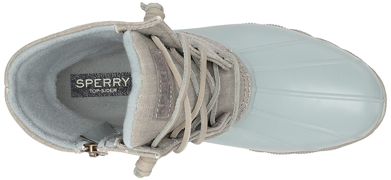 sperry saltwater canvas oat gold