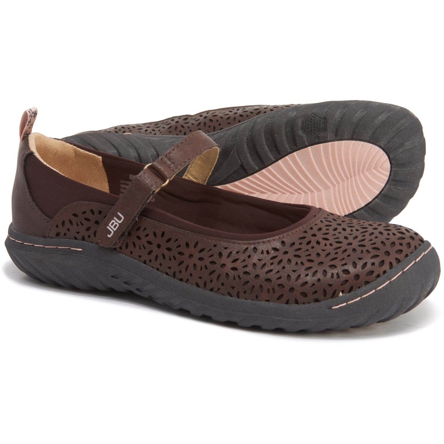 JBU Womens Granada Low Top Ballet & Dance Shoes, Brown Solid, Size 8.0