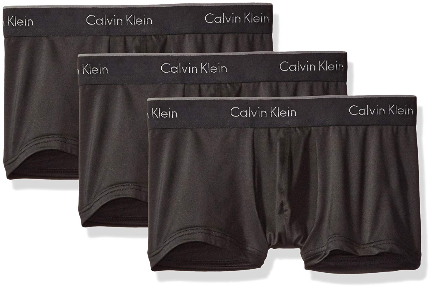 Calvin Klein Men S Microfiber Stretch Multipack Low Pure Black Size Medium Klk Ebay