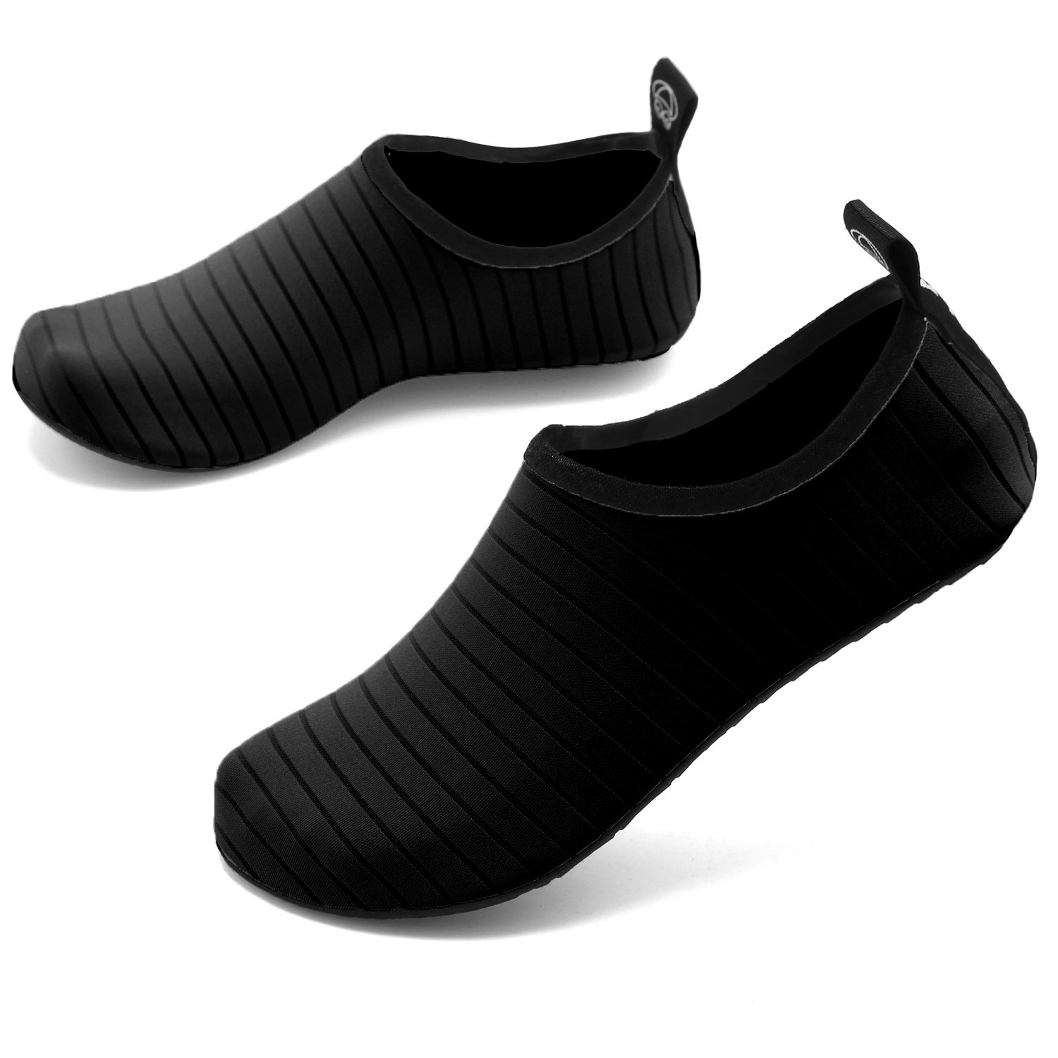 VIFUUR Water Sports Shoes Barefoot Quick-Dry Aqua Yoga Socks, Black ...