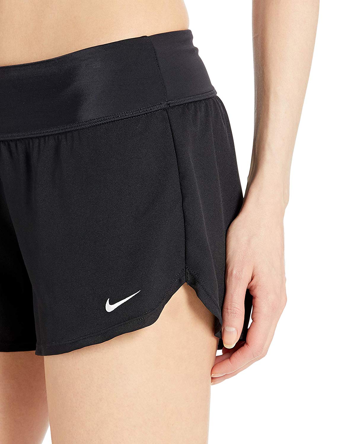 Nike Swim Women's Solid Element Swim Boardshort, Black, Large, Black, Size Large | eBay