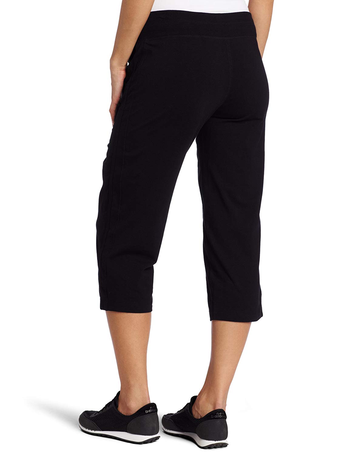 Danskin Women's Plus SizeDrawcord Crop Pant Size, Rich, Rich Black ...