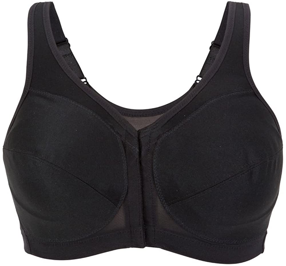 Glamorise Women's Magic Lift Posture, Black, Size US Women's 44H (Bra