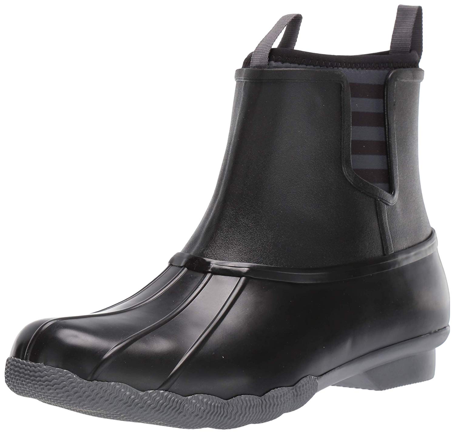 Sperry Top-Sider Women's Saltwater Chelsea Rubber Boots, Black, Size 6. ...