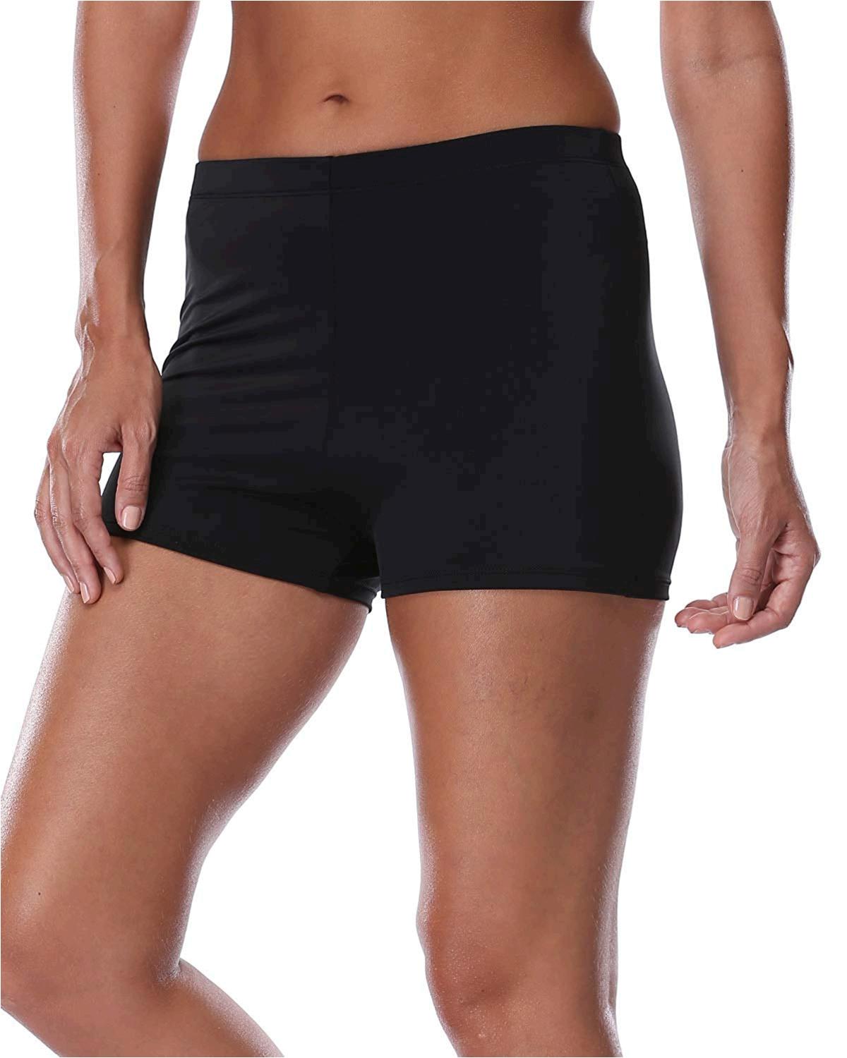 black swim bottoms