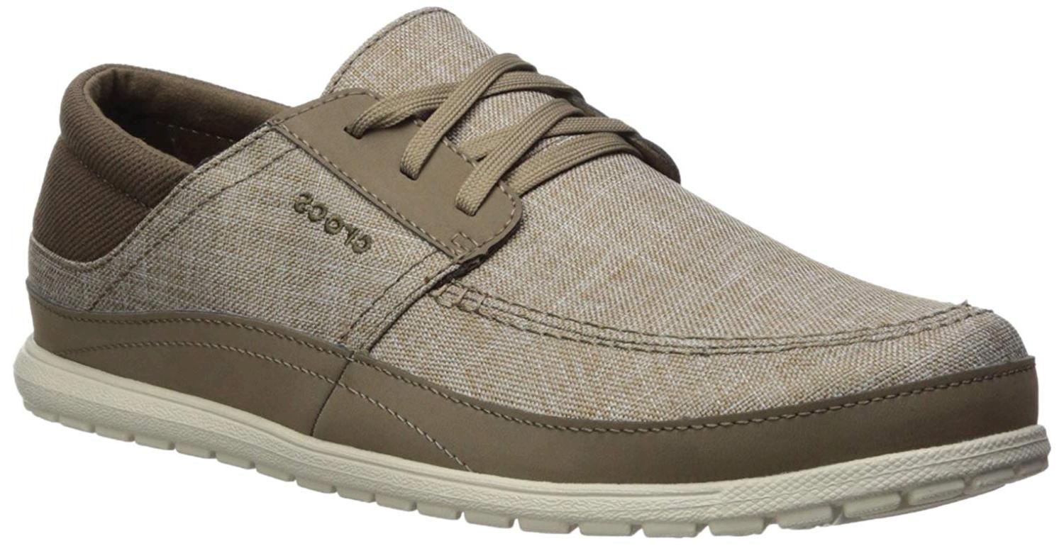Crocs Men�s Santa Cruz Playa Lace M Sneaker,, Khaki/Stucco Crocs Men�s Santa Cruz Playa Lace M Sneaker,, Khaki/Stucco