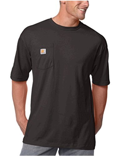 Carhartt Men's Big K87 Workwear Short Sleeve T-Shirt (Regular, Black ...