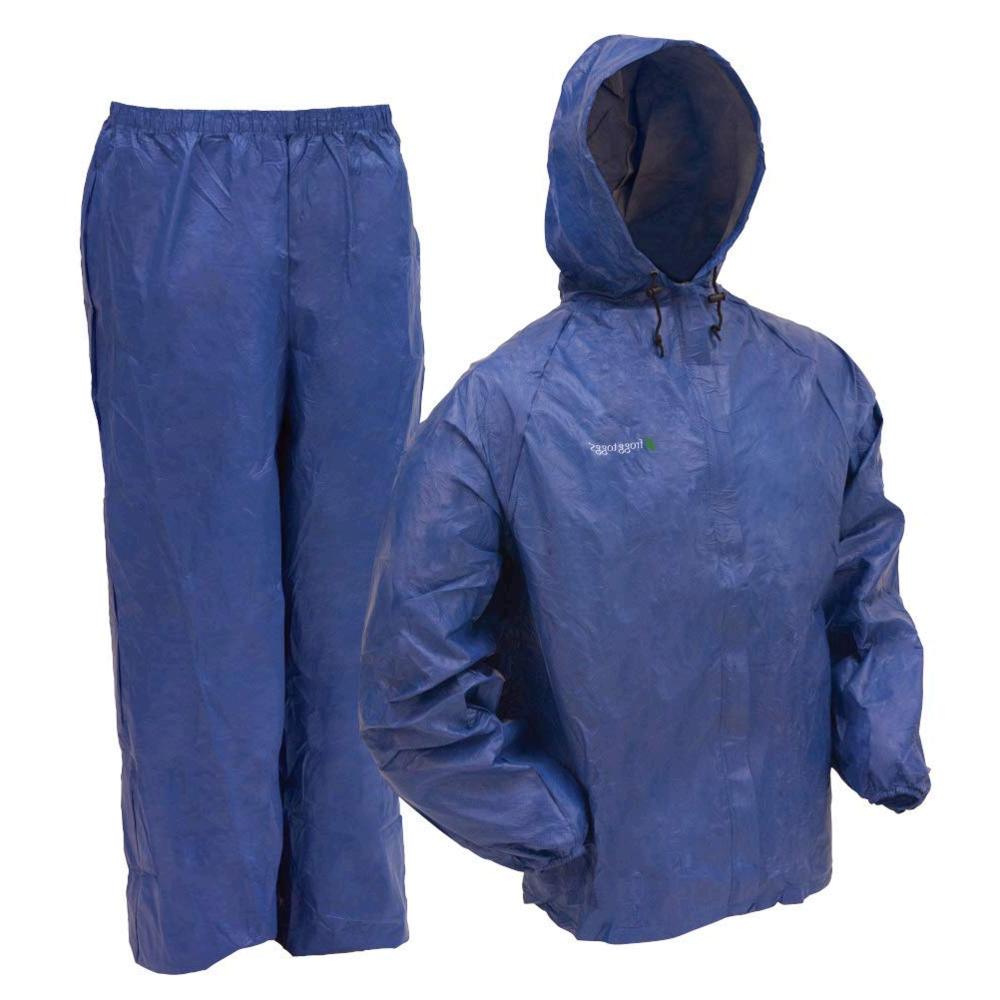 Frogg Toggs Ultra-Lite2 Waterproof Breathable Rain Suit,, Blue, Size ...