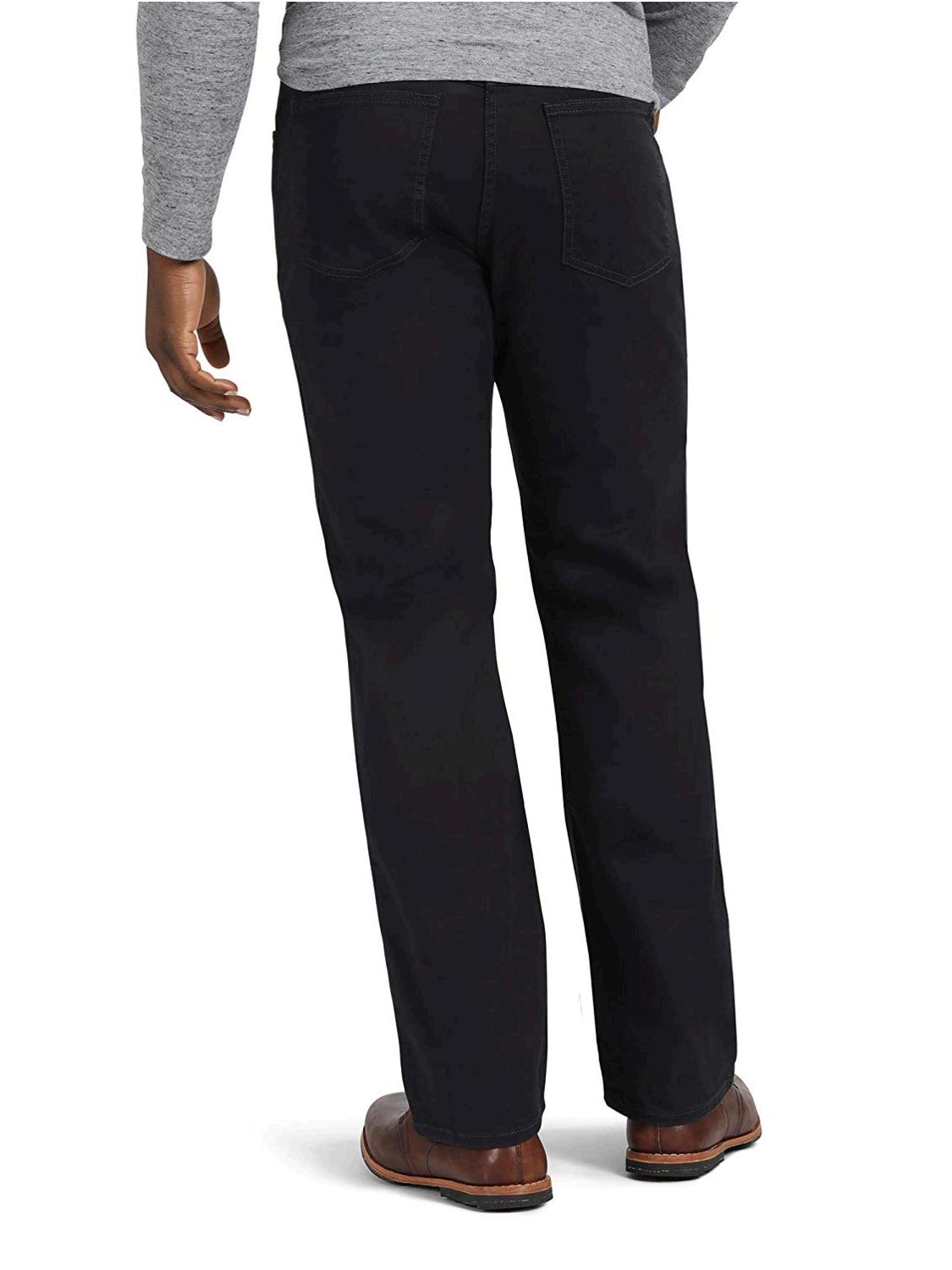 wrangler men's straight fit twill pant