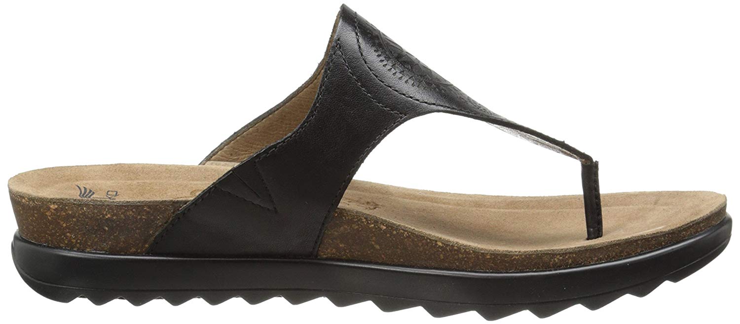 Dansko Womens Priya Leather Open Toe Casual Slide Sandals, Black Veg ...