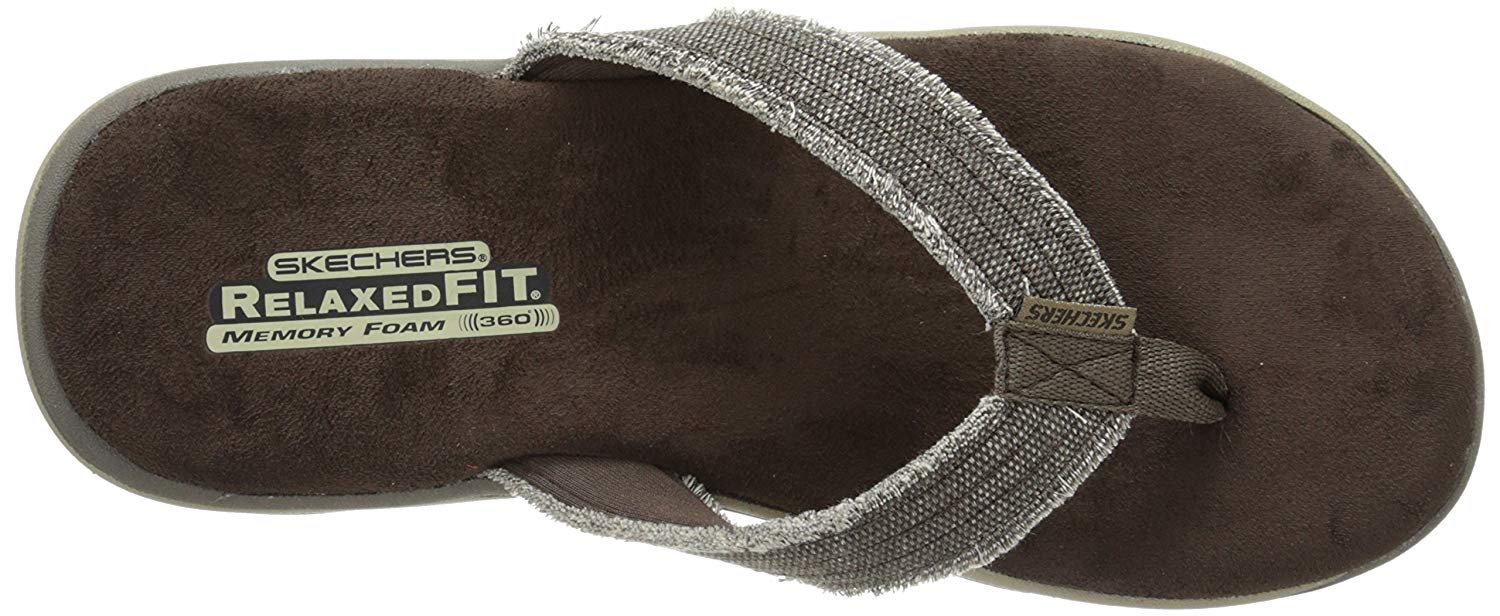 skechers bosnia mens flip flops