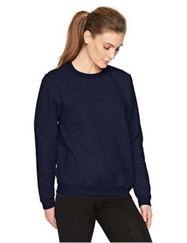 Gildan Women's Crewneck Sweatshirt, Navy, Large, Navy, Size Large qxAW ...