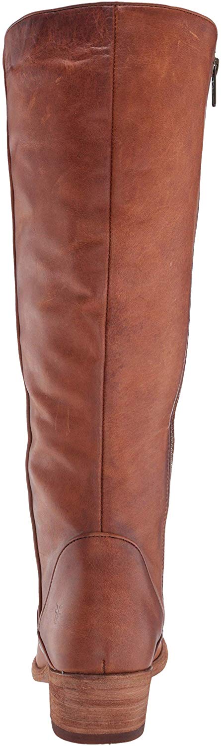 frye carson piping tall caramel