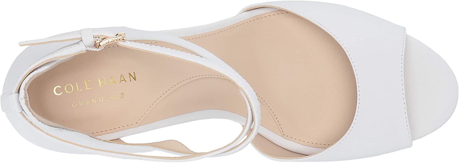cole haan open toe wedge pump