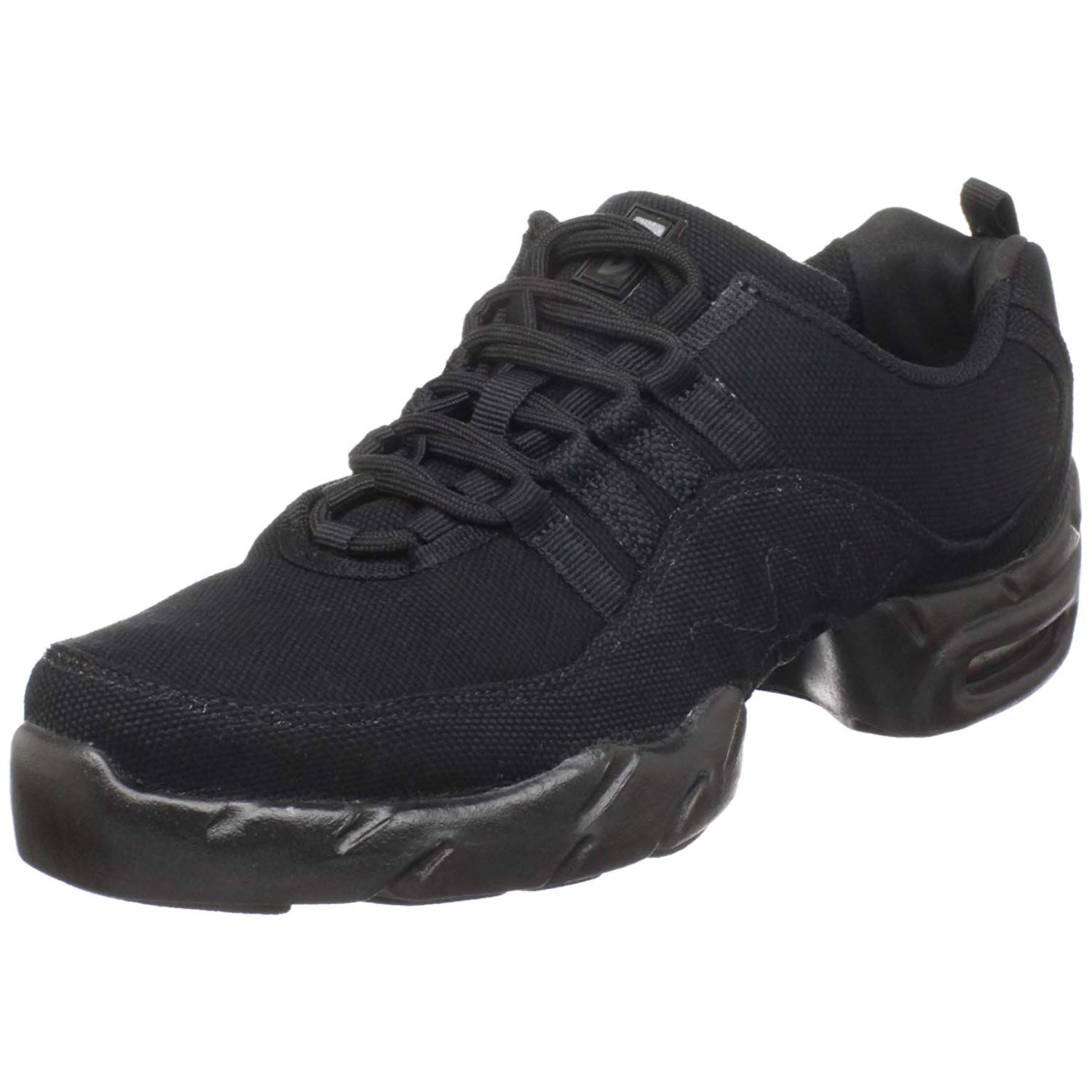 black split sole dance sneakers