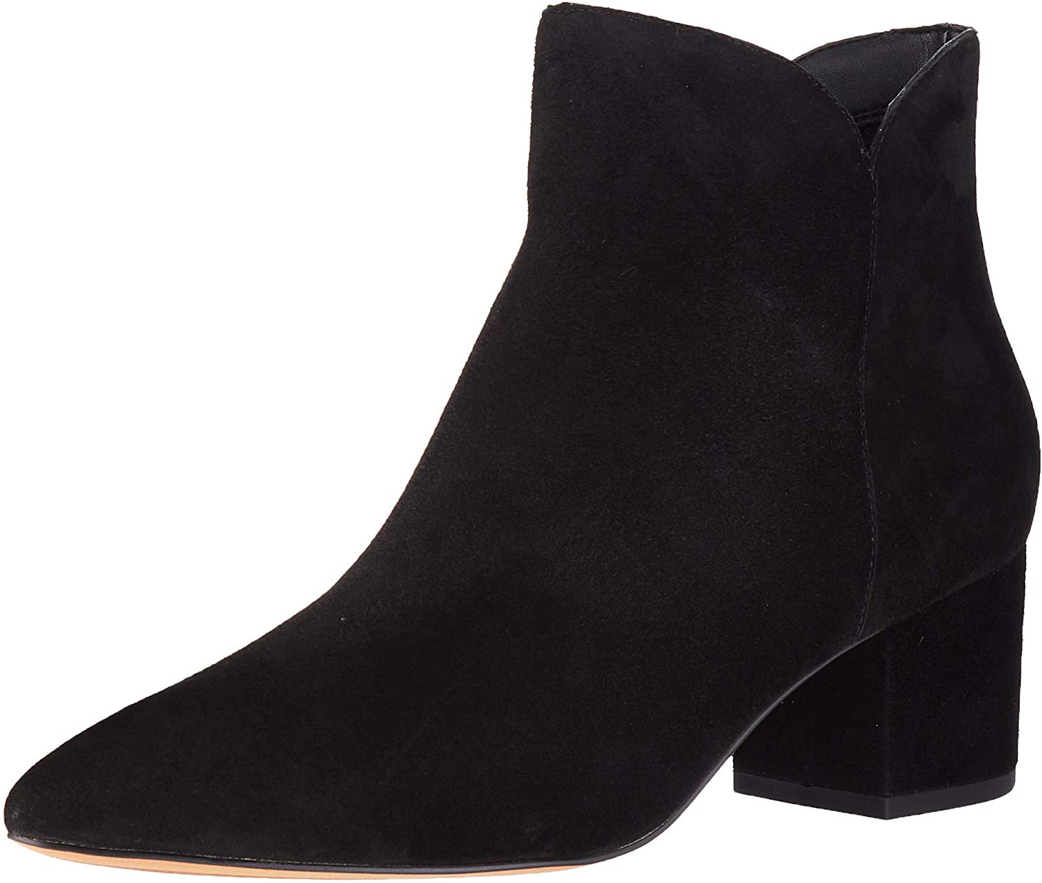 Cole Haan Women's Shoes Elyse Bootie Pointed Toe Ankle, Black Suede ...