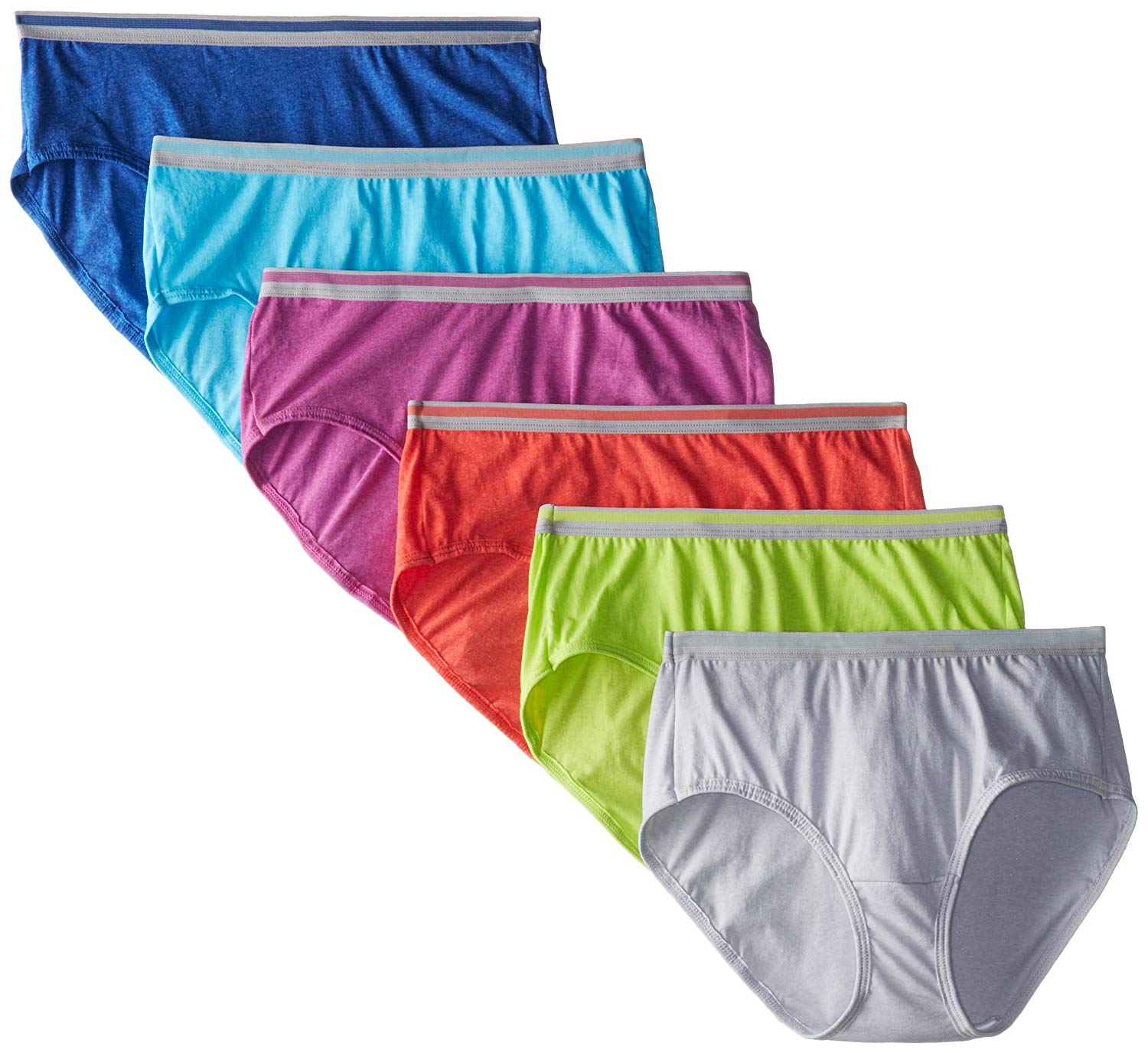 fruit-of-the-loom-women-s-6-pack-heather-low-rise-brief-assorted-size