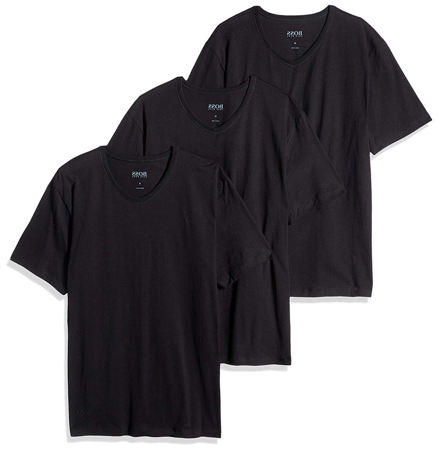 hugo boss v neck t shirt 3 pack