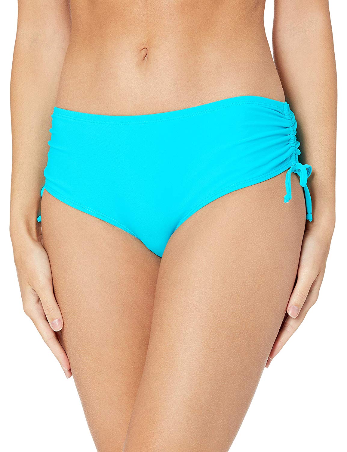 Catalina Women's Side Tie Bikini Swim Bottom Swimsuit,, Teal Green, Size Small - Picture 1 of 5