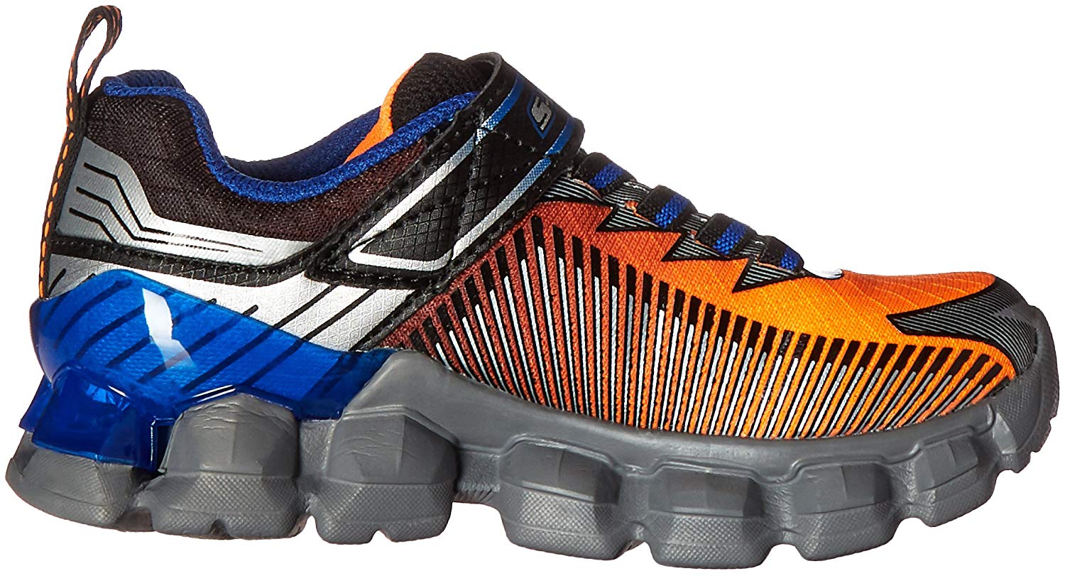 skechers lace up sneakers naranja