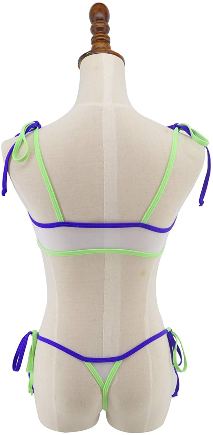 Sherrylo Sheer Bikini See Through Bikinis Mesh Mini Micro White Size One Size 715444273117 Ebay