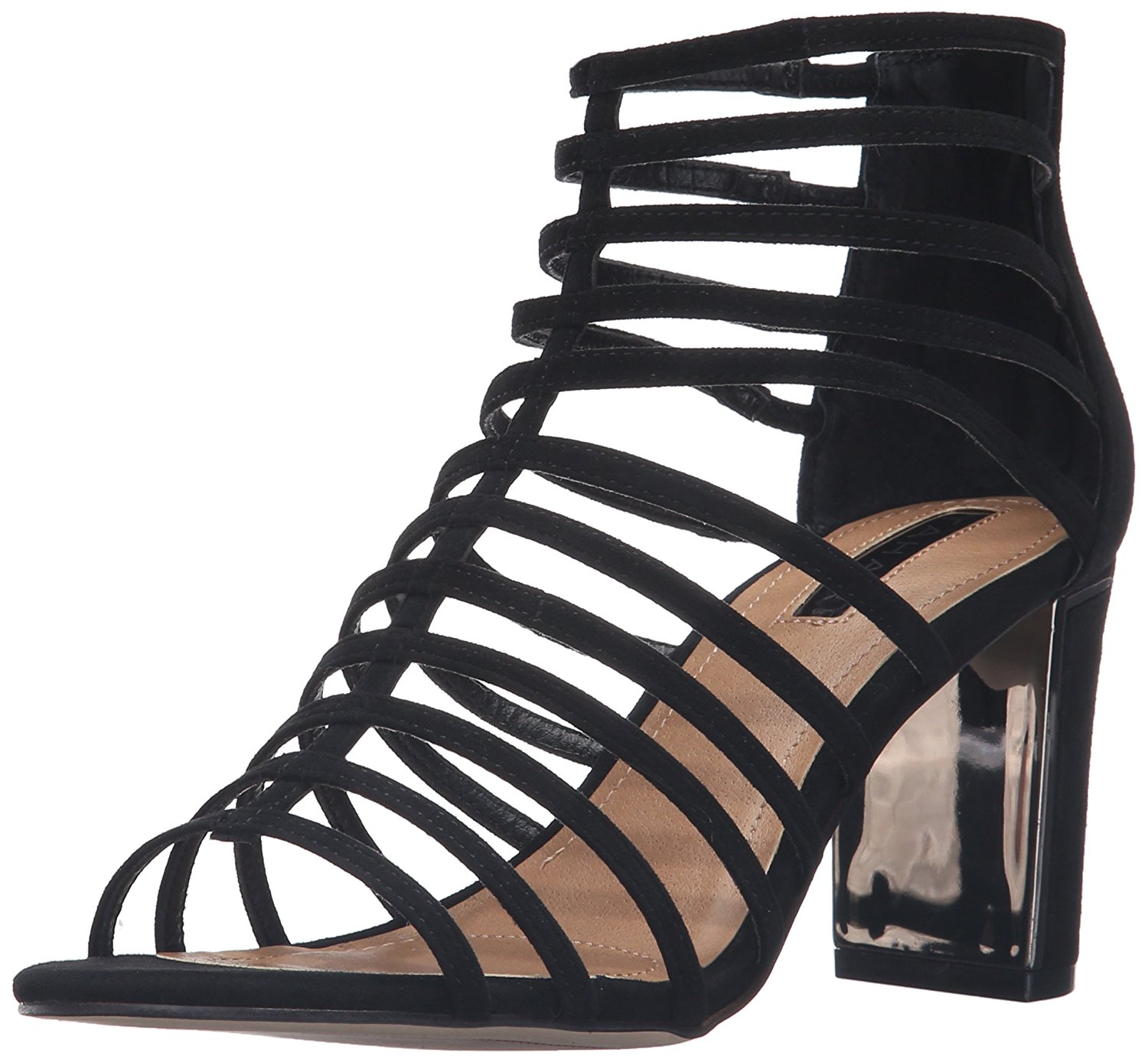 Tahari Womens TAArrive Gladiator Sandal Black Size 65 Tahari Womens TAArrive Gladiator Sandal Black Size 65