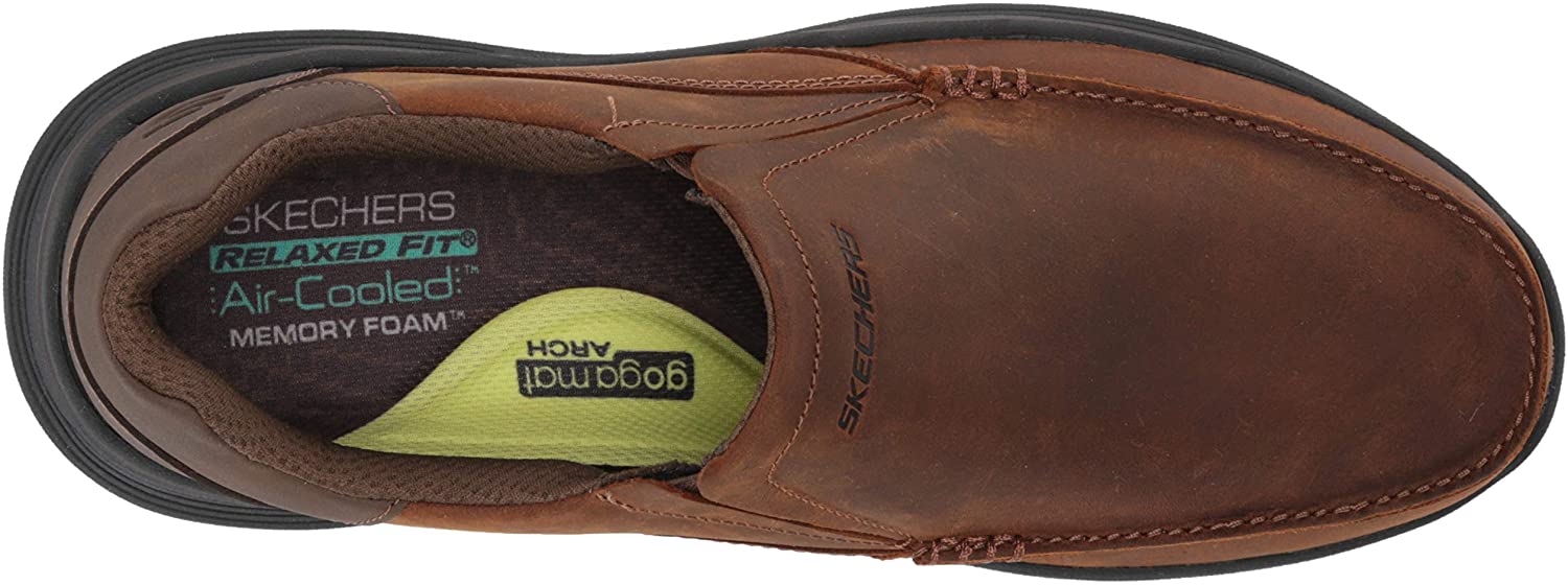 skechers leather moccasins