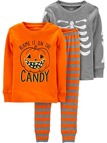 Simple Joys by Carter/'s Unisex-Baby 3-Piece Snug-fit Cotton Halloween Pajama Set