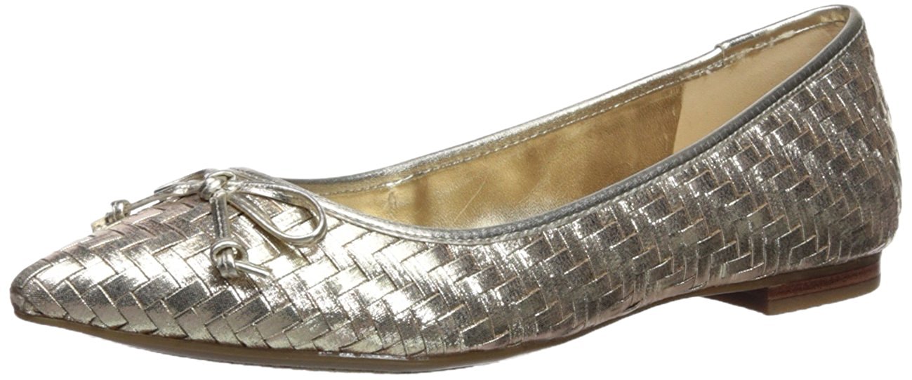 Marc Fisher Womens Apala Pointed Toe Ballet Flats, Gold, Size 6.5 | eBay