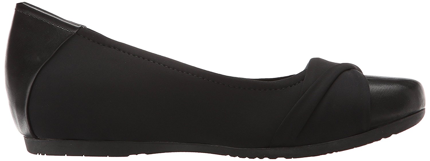 closed toe open back flats