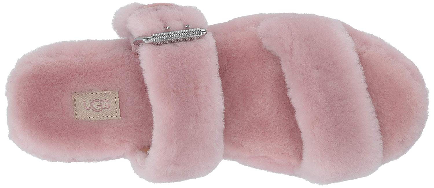 ugg fuzz yeah pink crystal
