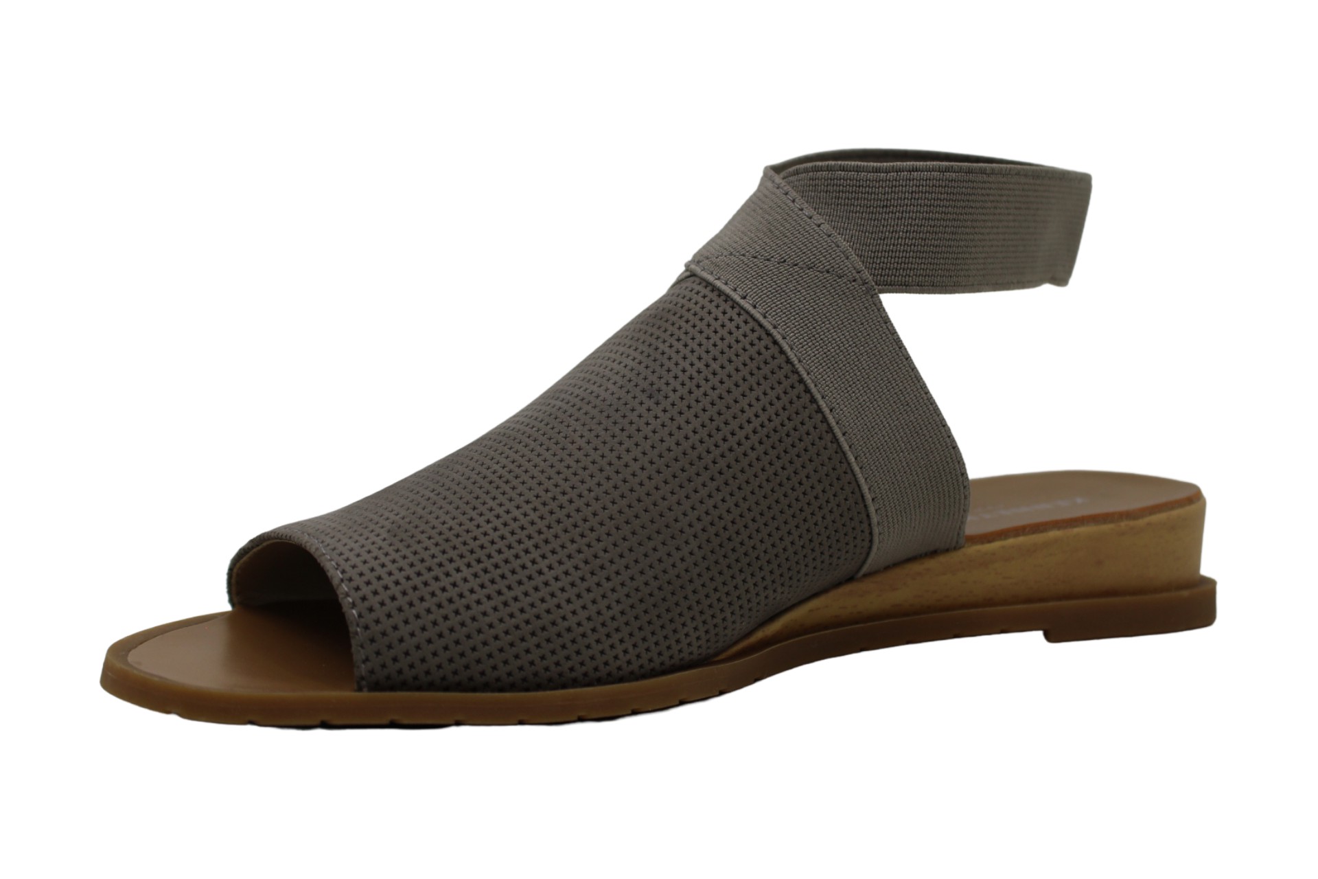 Kenneth Cole Womens Jules Elastic Grey Nubuck Ankle Strap HEELS Size 8 (906469) for sale online 