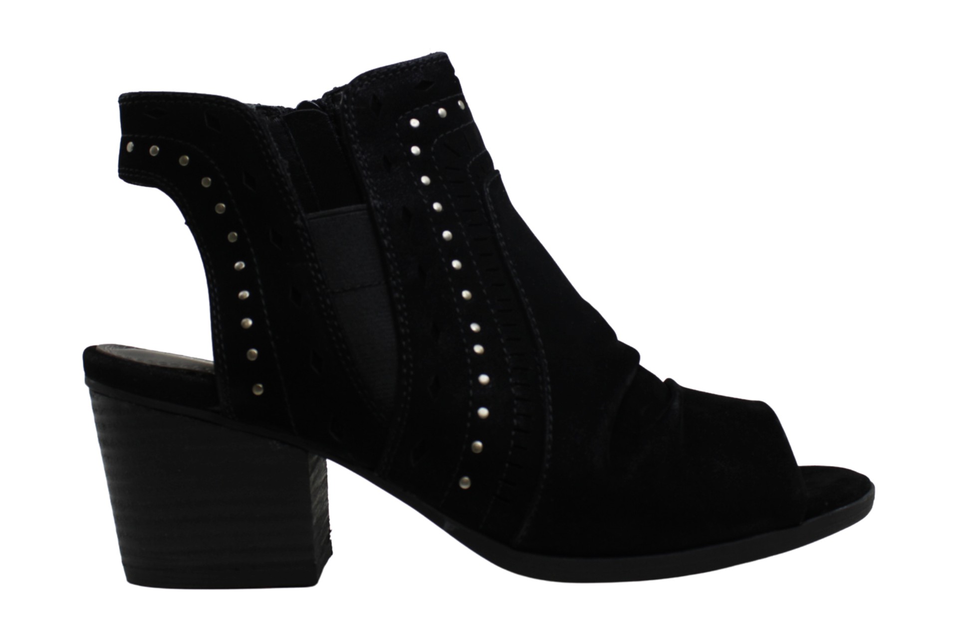 bare traps womens rizzo block heel booties