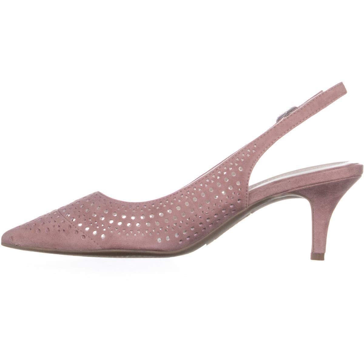 mauve pointed heels