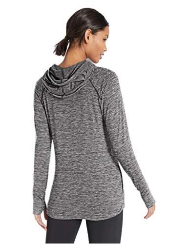 Essentials Women's Brushed Tech Stretch Popover Hoodie,, Grey, Size Large |  eBay