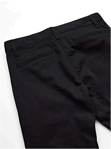 Black Size Little Kid 12.0 Essentials Girl/'s Slim Uniform Chino Pants,