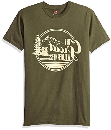 Hanes Men's Graphic Tee-Rugged Outdoor Collection, the Great, Green ...
