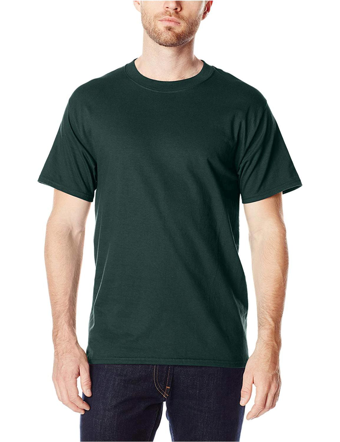 Hanes Beefy-T Adult Short-Sleeve T-Shirt_Deep Forest 