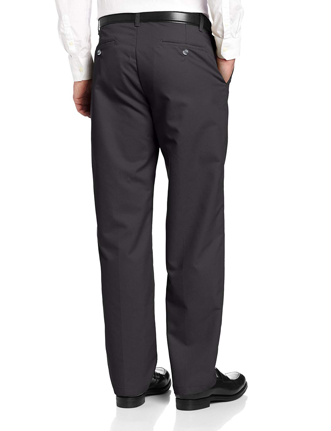 lee men's total freedom relaxed classic fit flat front pant