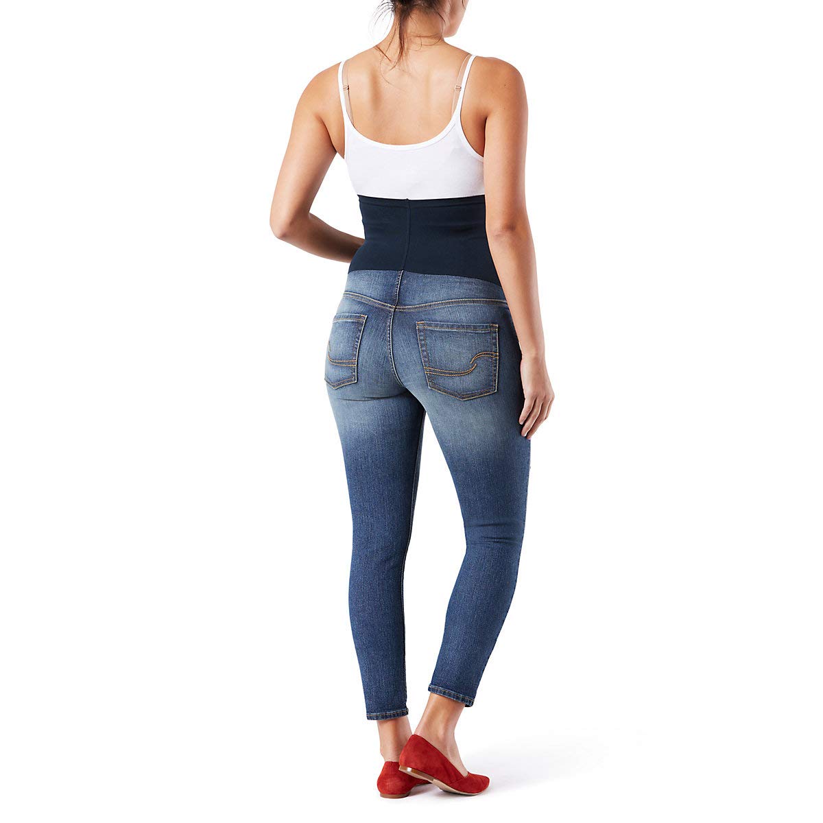 signature levi strauss high rise ankle skinny