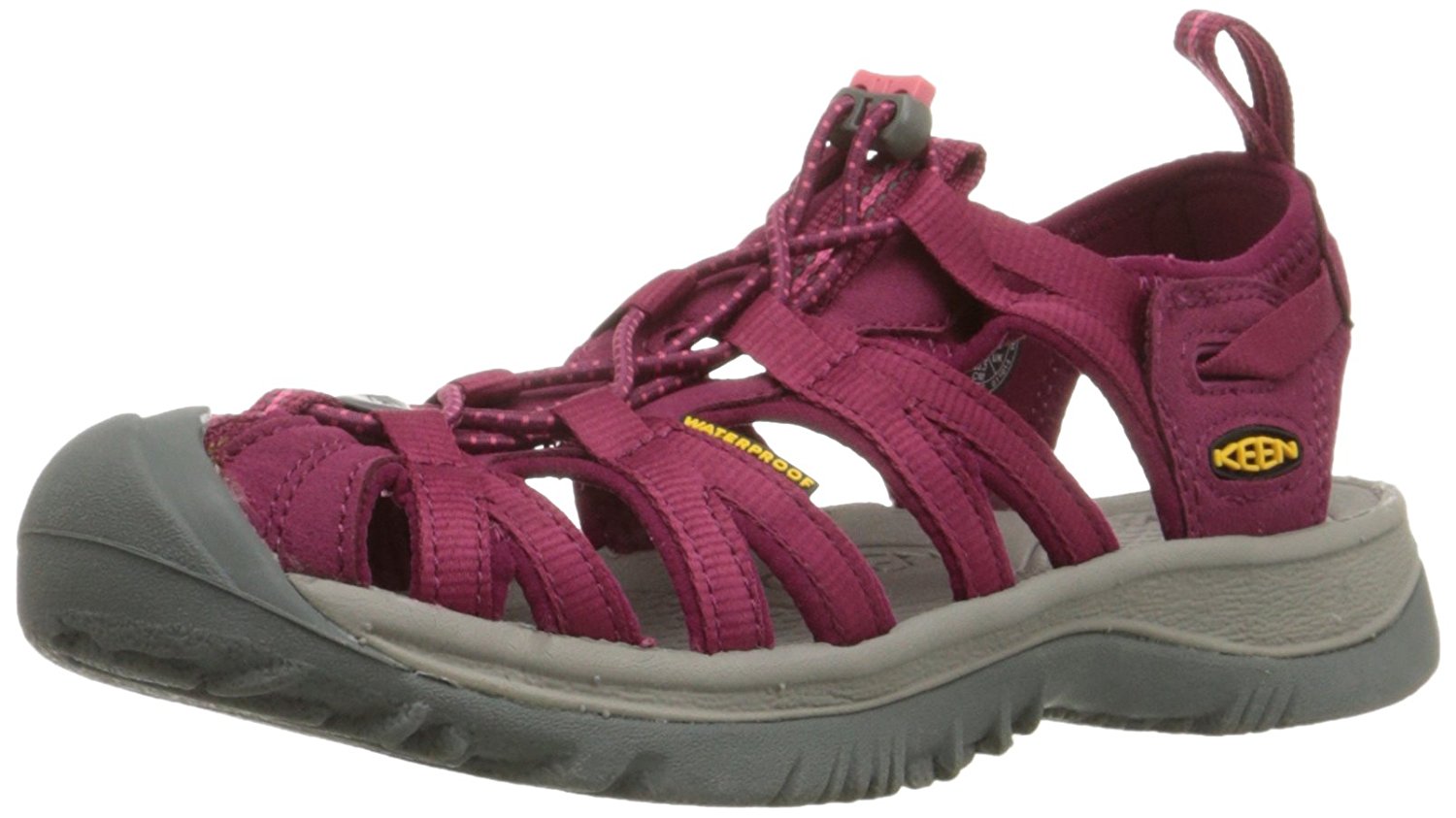 Keen Womens Whisper Low Top Lace Up Water Shoes, Beet Red/Honeysuckle, Size 8.5 | eBay