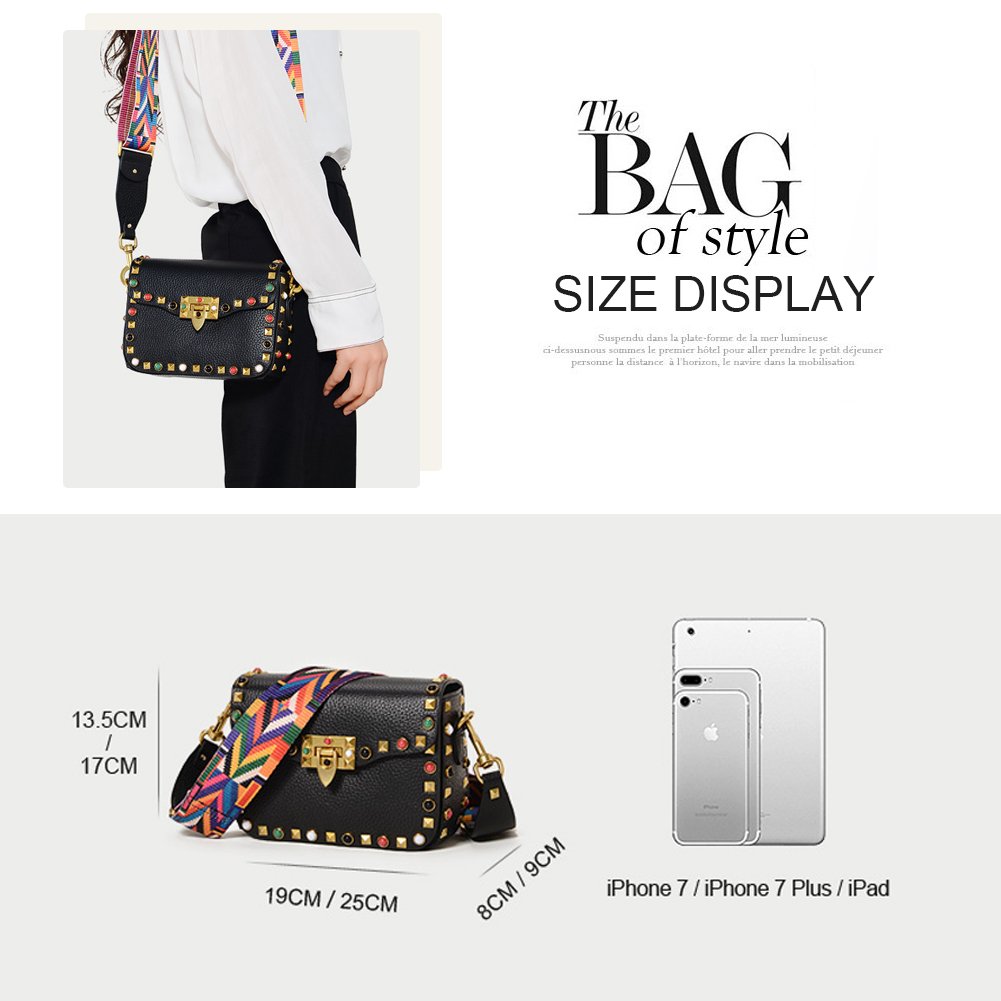Yoome Mini Crossbody Bag Designer Clutch for Women Rivets, Beige, Size Large bEJ | eBay