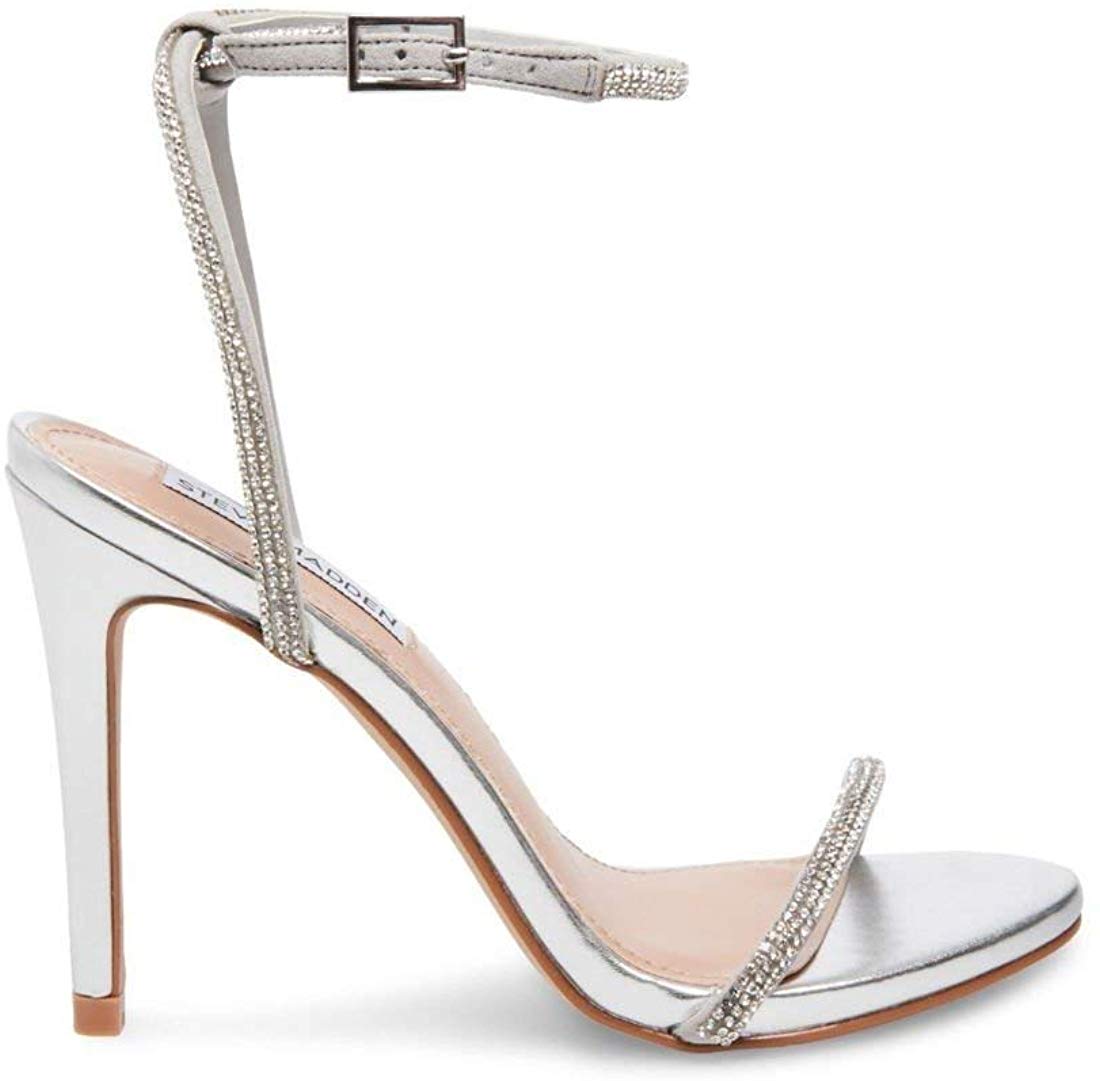 festive silver steve madden