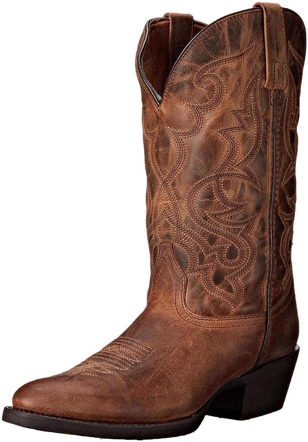 Laredo Womens Maddie Square Toe Ankle Fashion Boots, Tan, Size 8.5 qMFW