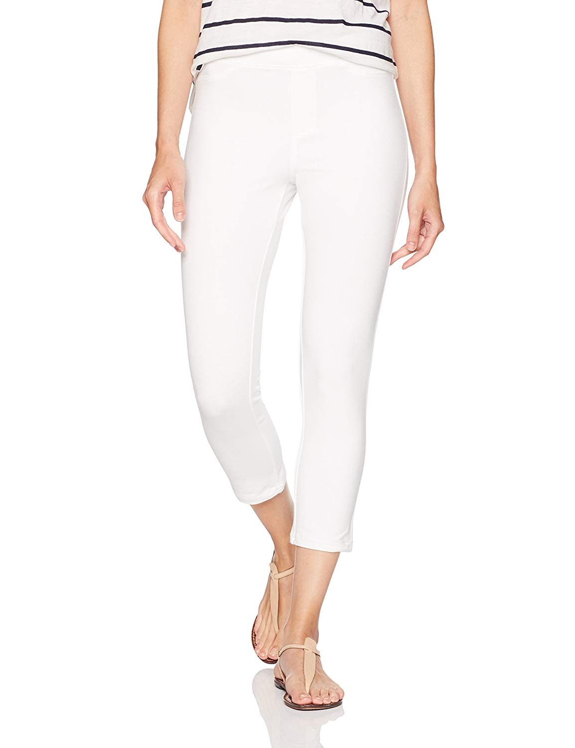 White Capri Leggings With Pockets  International Society of Precision  Agriculture