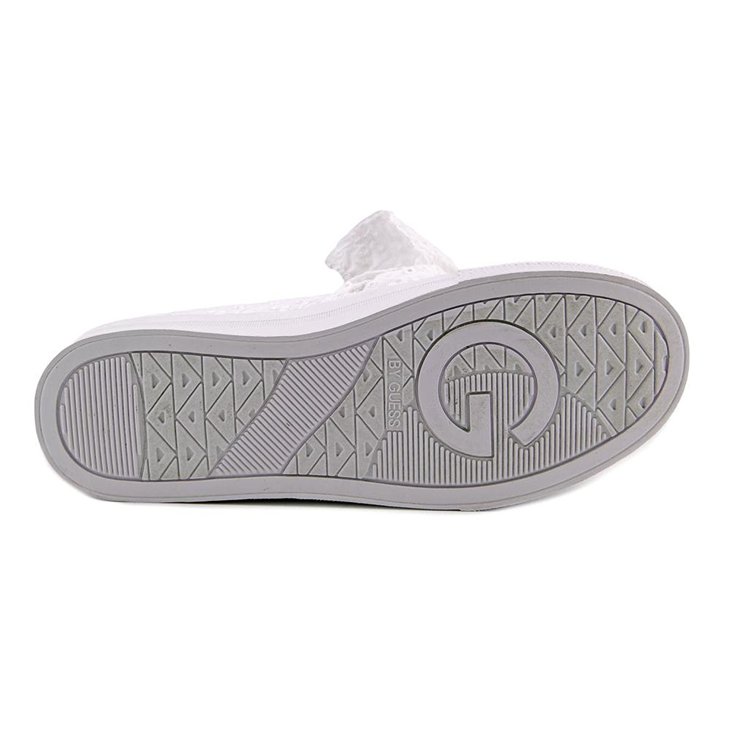 guess white slip on shoes