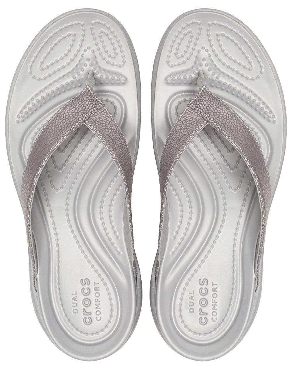 crocs capri silver